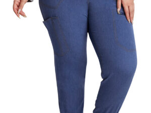 Dickies Dynamix Women's Notch Neck Scrub Top and Mid Rise Jogger Pant-DK842 DK242 - Image 3