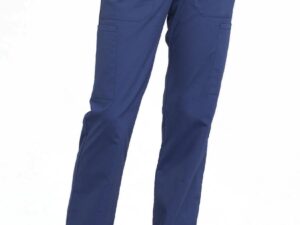 Cherokee Professionals Women's Long sleeves Snap Front Solid Scrub top and Pull On Cargo Scrub Pant-WW340 WW170 - Image 4