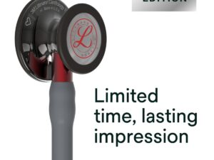 6183 LIMITED EDITION 3M™ Littmann® Cardiology IV™ Diagnostic Stethoscope, Limited Edition, Gray Tube, 27 inch - Image 2